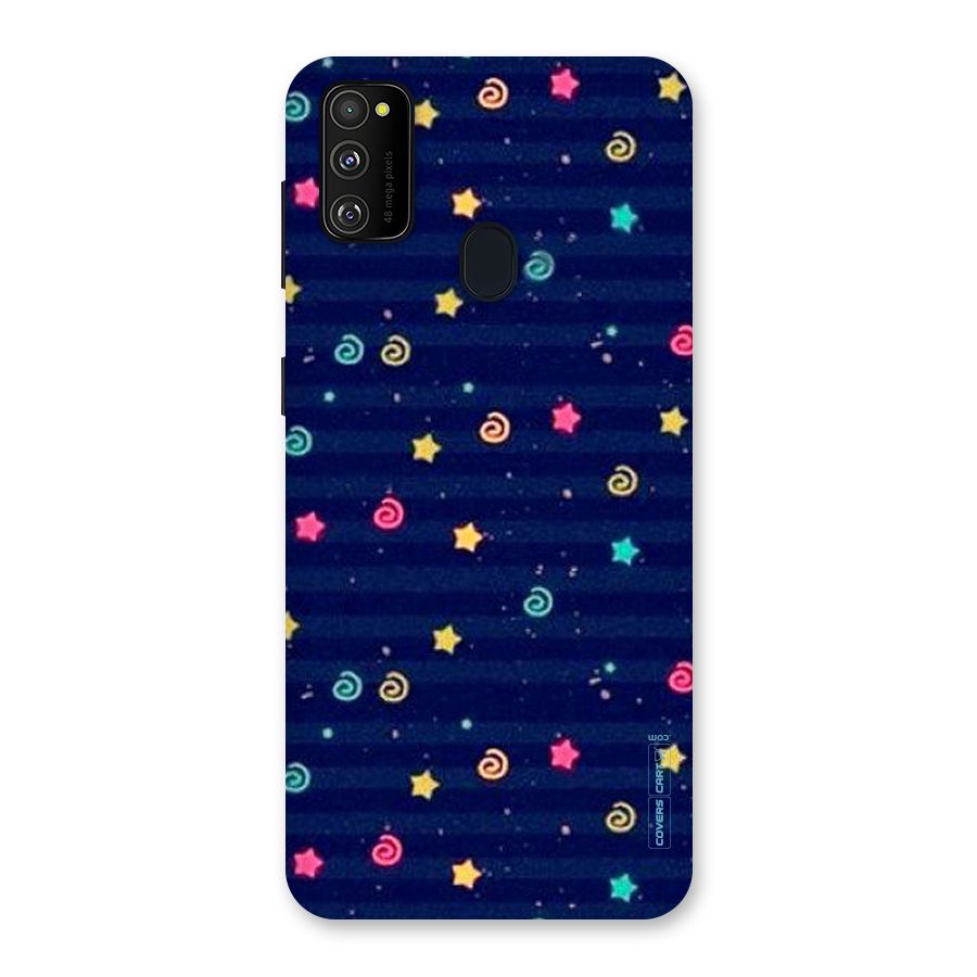 Cute Stars Design Back Case for Galaxy M30s