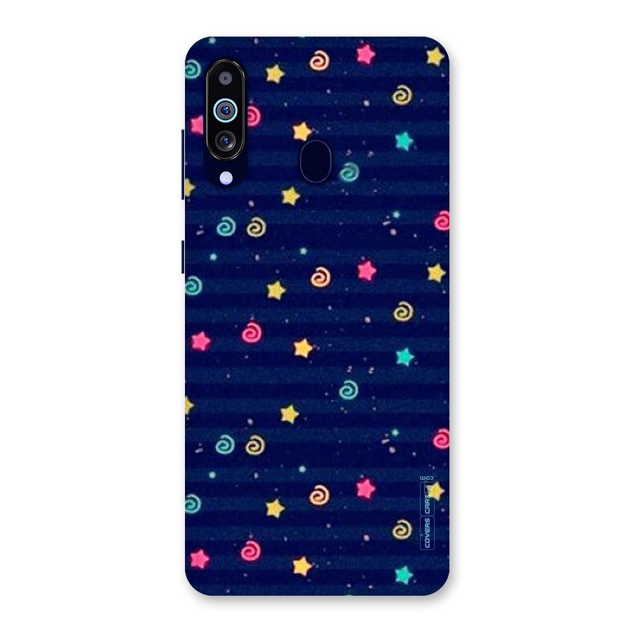 Cute Stars Design Back Case for Galaxy M40