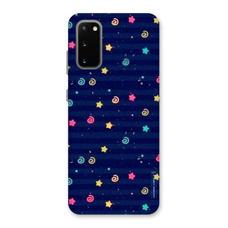 Cute Stars Design Back Case for Galaxy S20