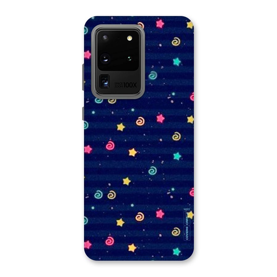 Cute Stars Design Back Case for Galaxy S20 Ultra