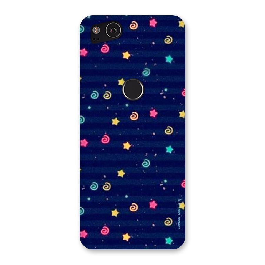 Cute Stars Design Back Case for Google Pixel 2
