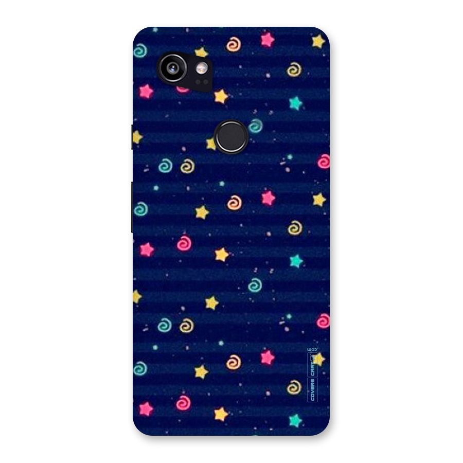 Cute Stars Design Back Case for Google Pixel 2 XL