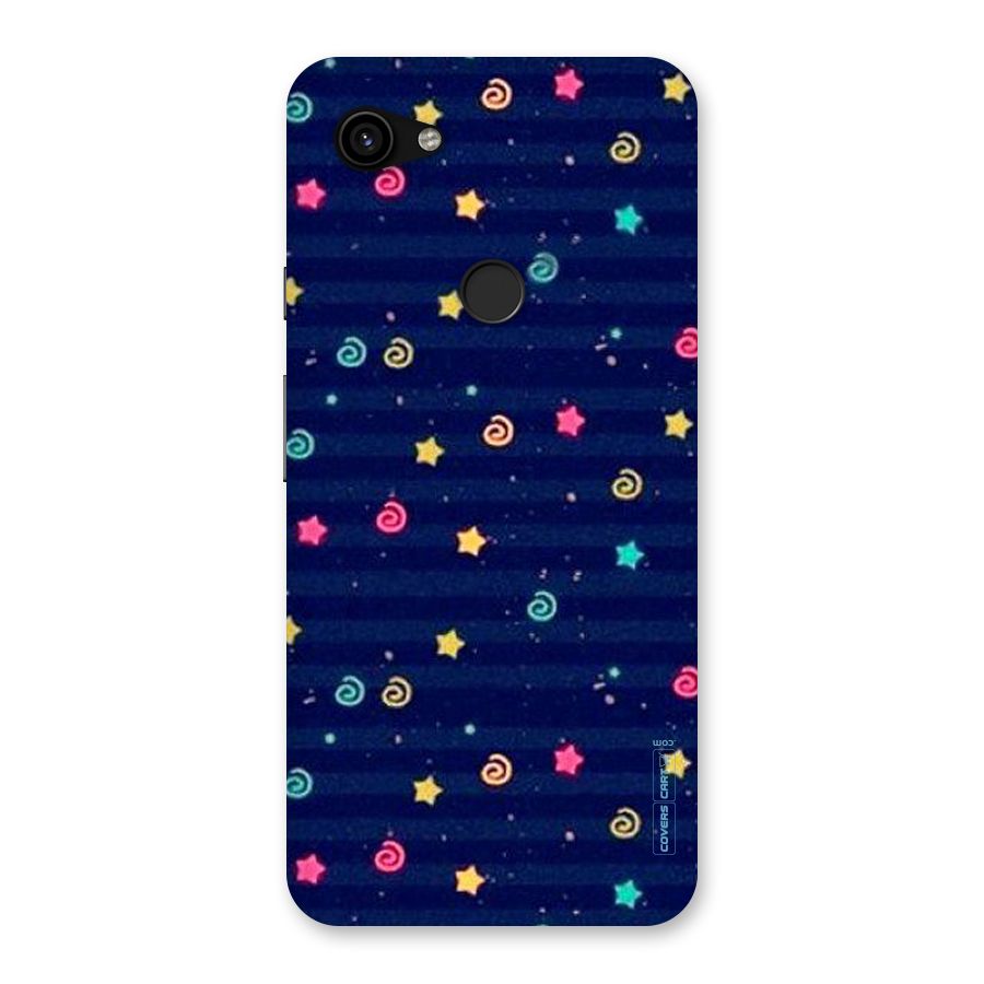 Cute Stars Design Back Case for Google Pixel 3a XL