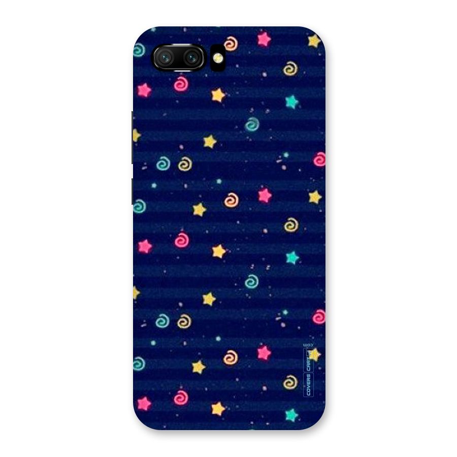 Cute Stars Design Back Case for Honor 10