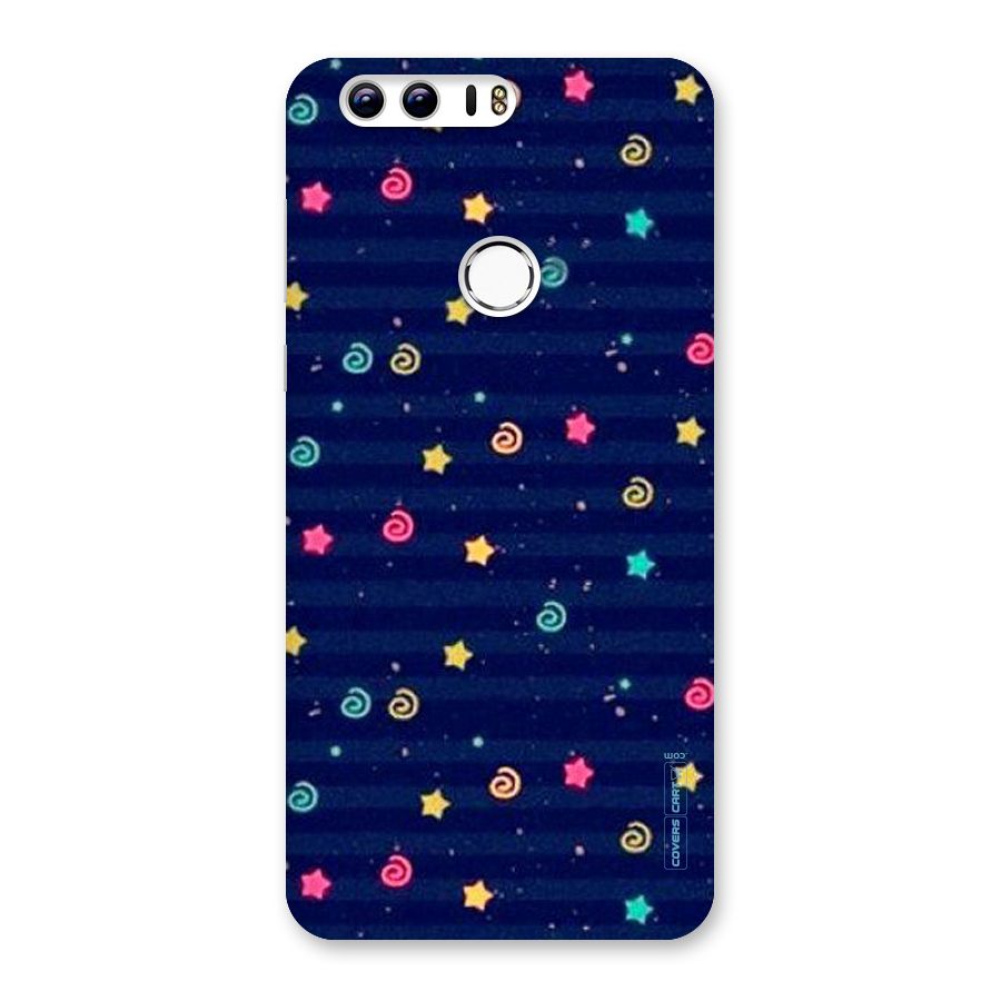 Cute Stars Design Back Case for Honor 8