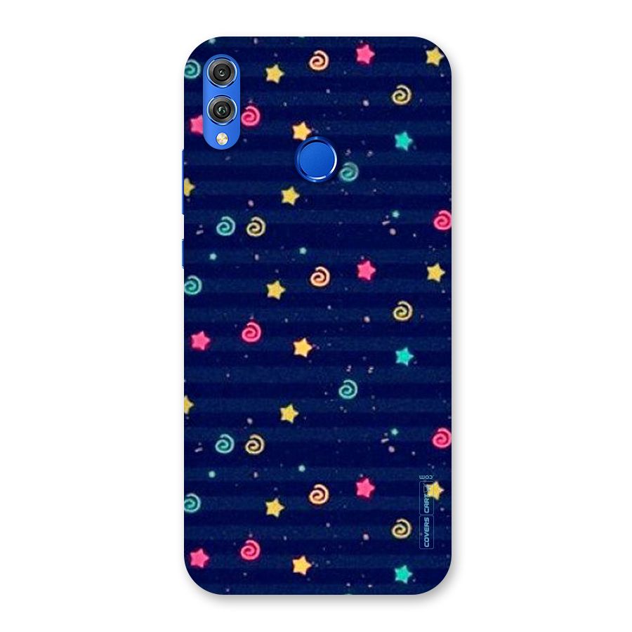 Cute Stars Design Back Case for Honor 8X