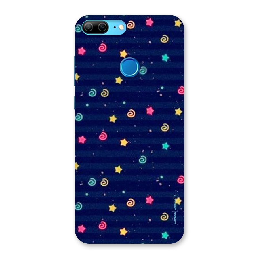 Cute Stars Design Back Case for Honor 9 Lite