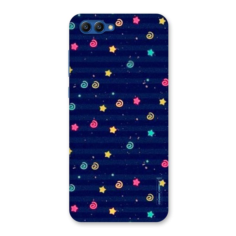 Cute Stars Design Back Case for Honor View 10