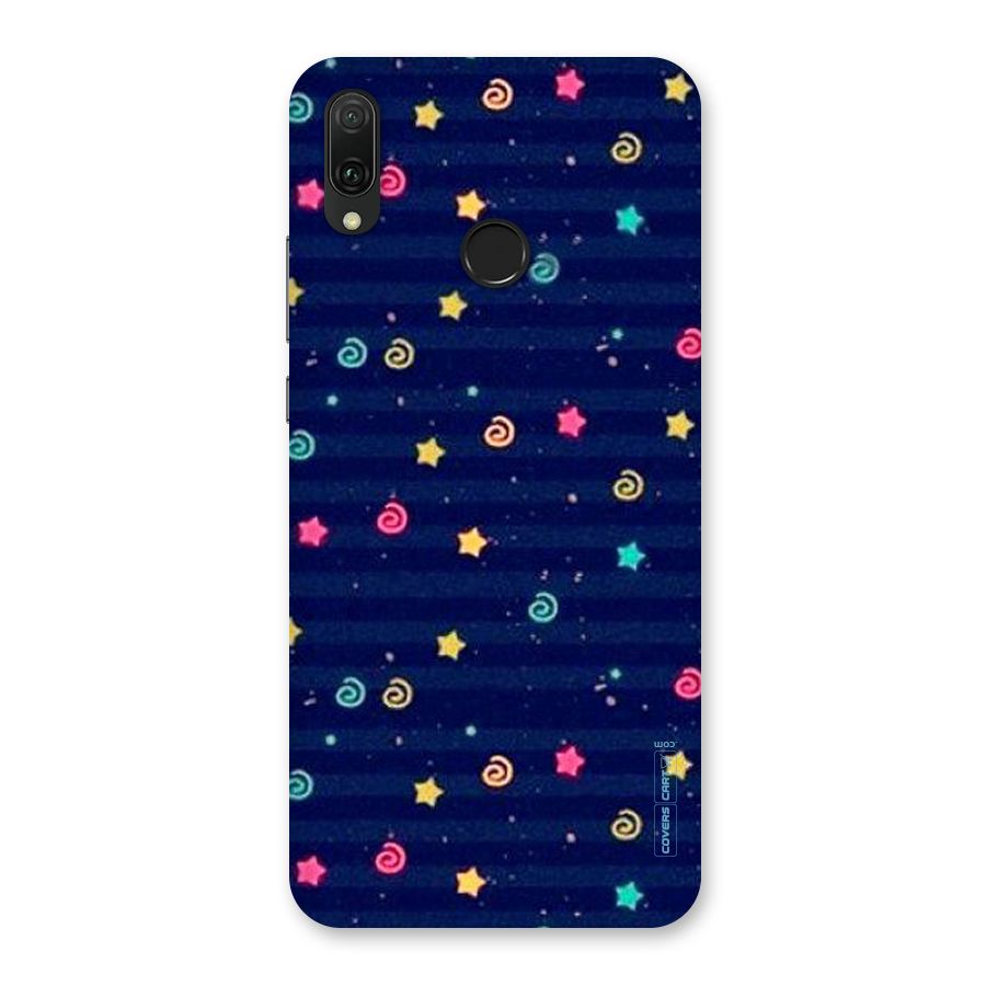 Cute Stars Design Back Case for Huawei Y9 (2019)