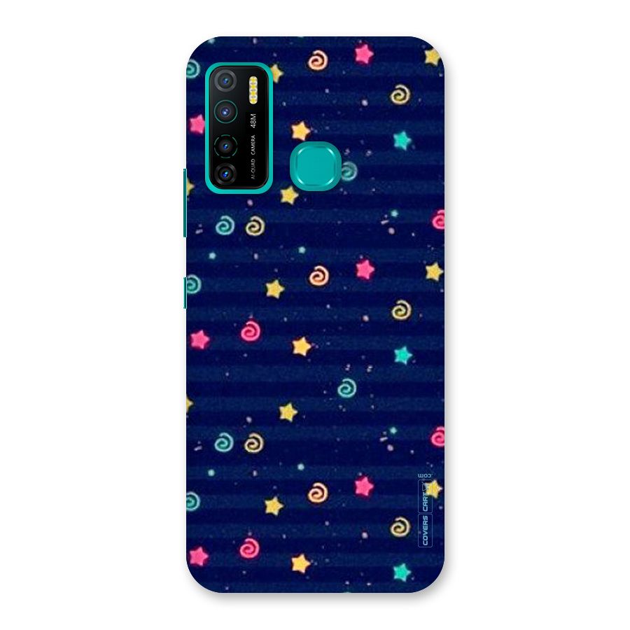 Cute Stars Design Back Case for Infinix Hot 9 Pro