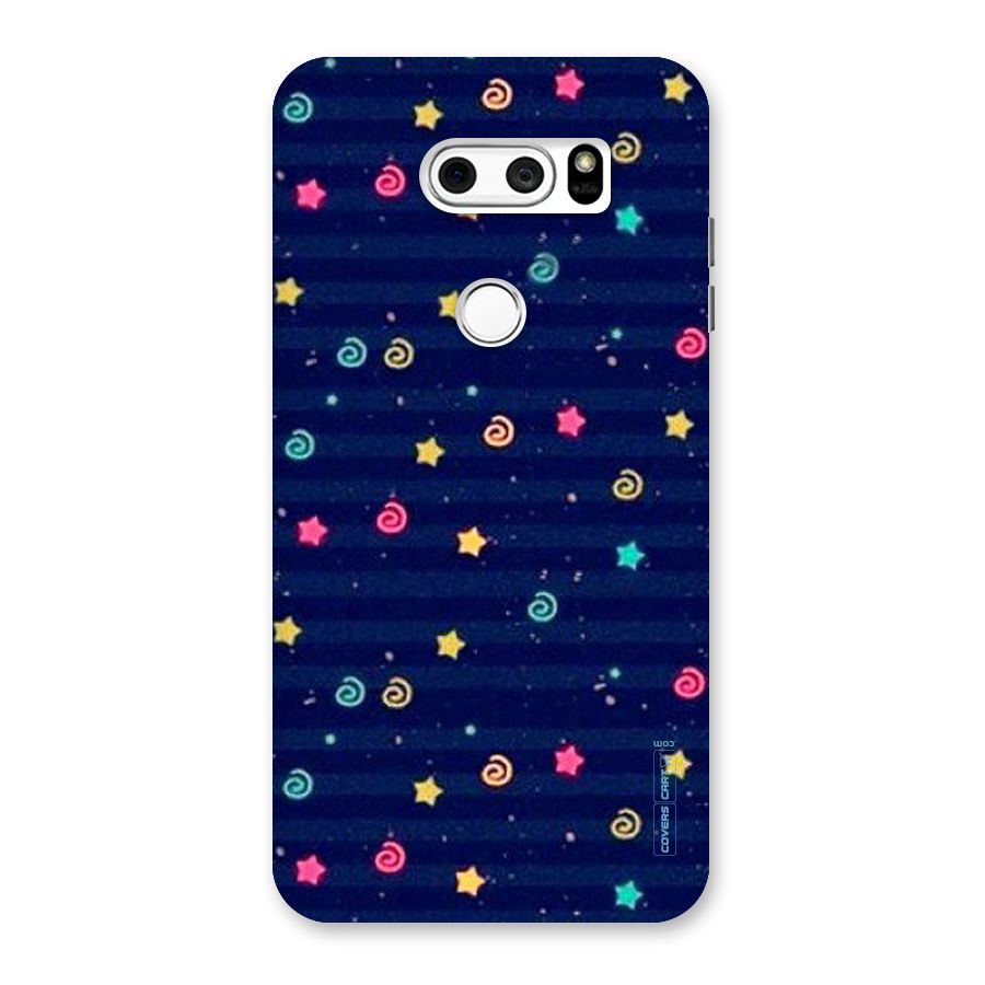 Cute Stars Design Back Case for LG V30