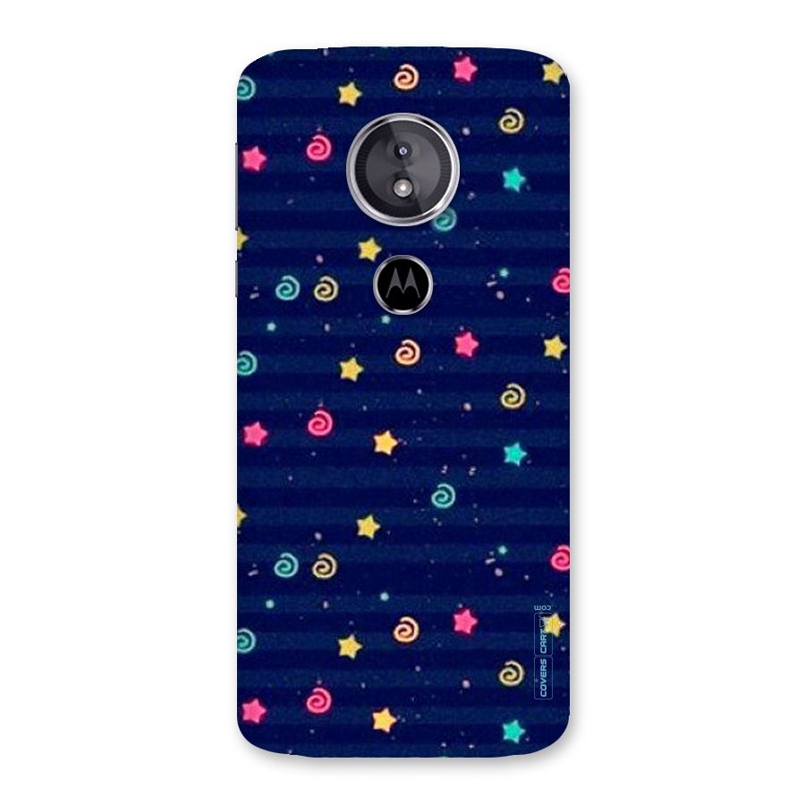 Cute Stars Design Back Case for Moto E5