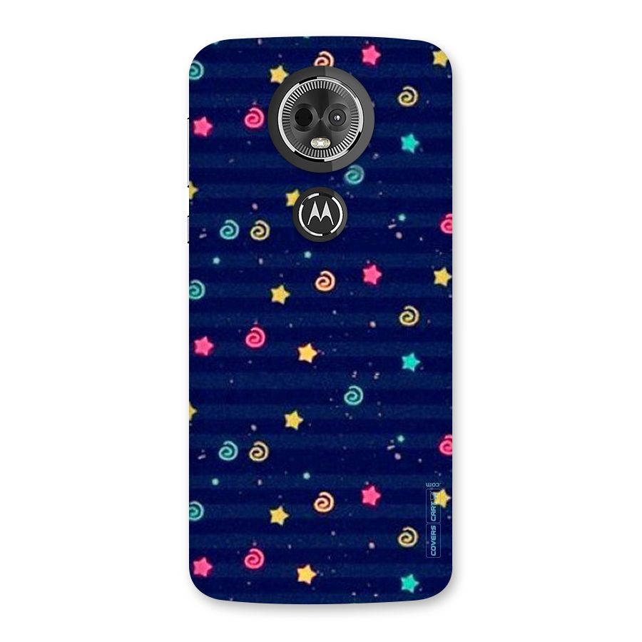 Cute Stars Design Back Case for Moto E5 Plus