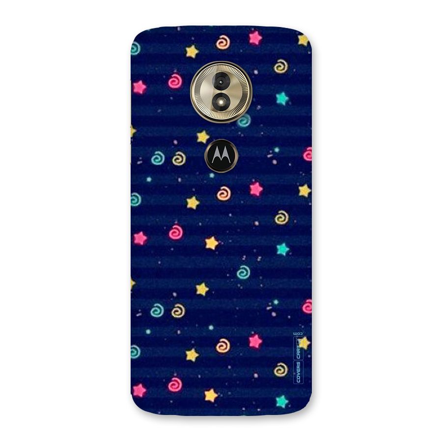 Cute Stars Design Back Case for Moto G6 Play