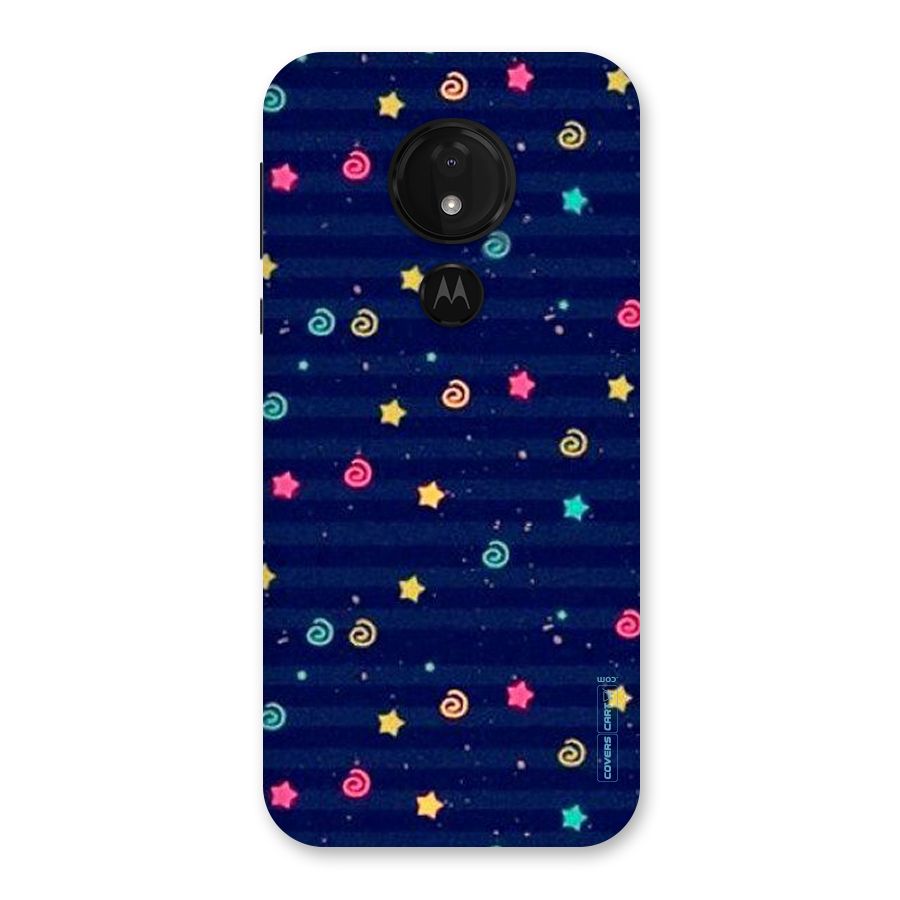 Cute Stars Design Back Case for Moto G7 Power
