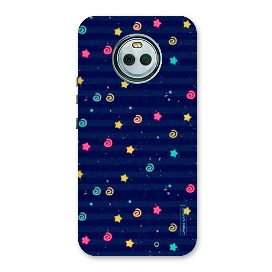 Cute Stars Design Back Case for Moto X4
