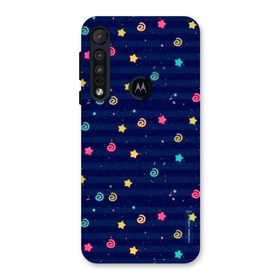 Cute Stars Design Back Case for Motorola One Macro