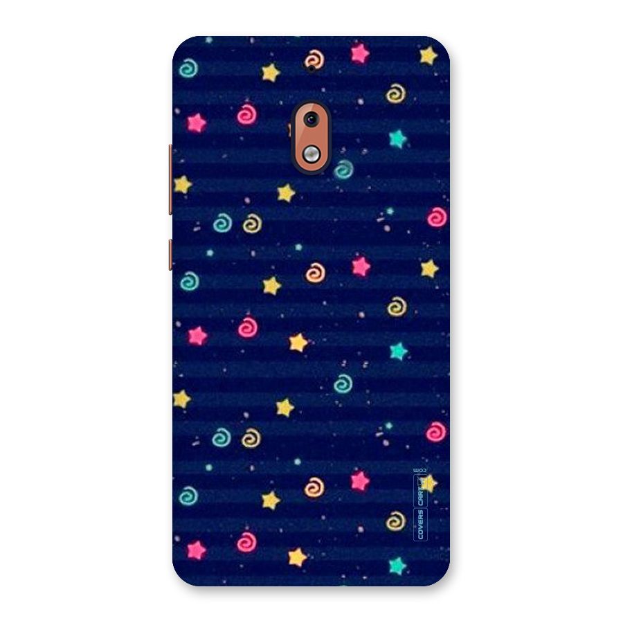 Cute Stars Design Back Case for Nokia 2.1