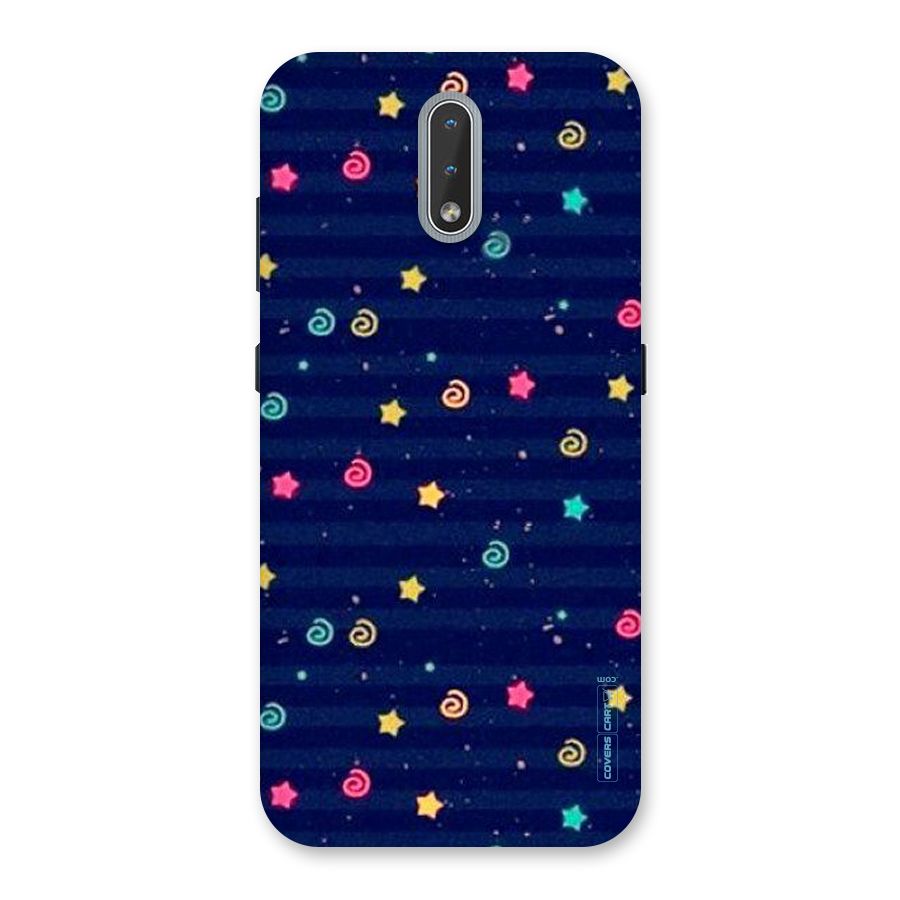 Cute Stars Design Back Case for Nokia 2.3