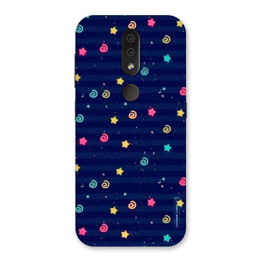 Cute Stars Design Back Case for Nokia 4.2