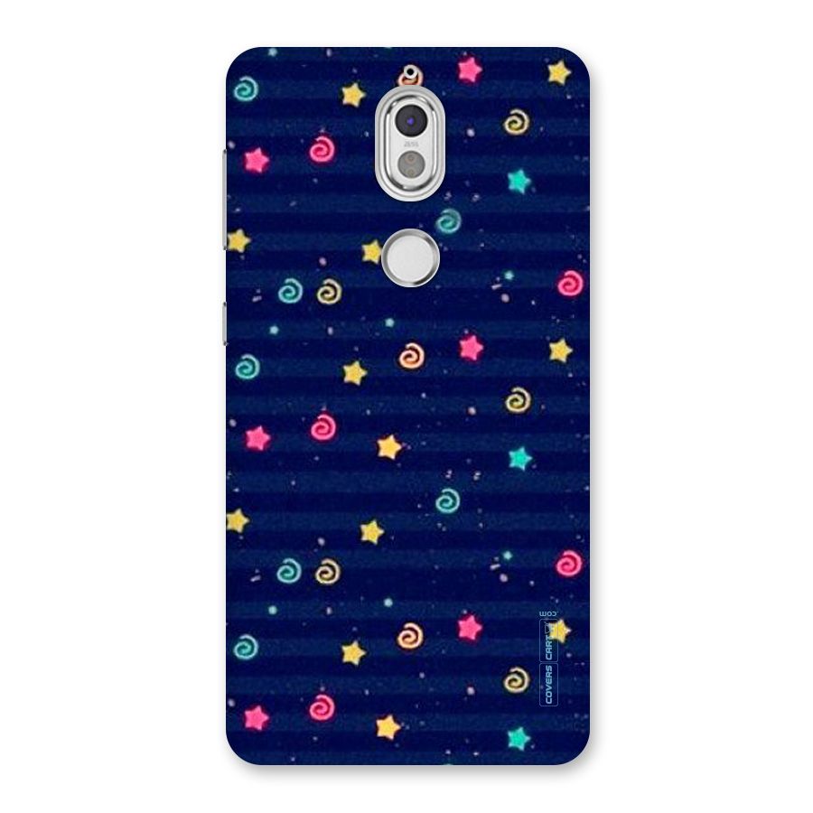 Cute Stars Design Back Case for Nokia 7