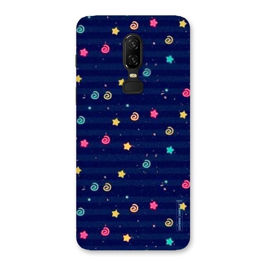 Cute Stars Design Back Case for OnePlus 6