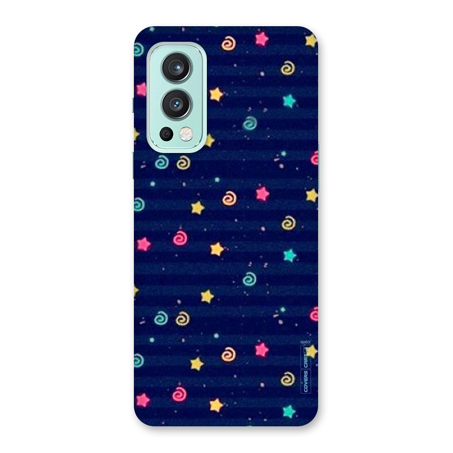 Cute Stars Design Back Case for OnePlus Nord 2 5G