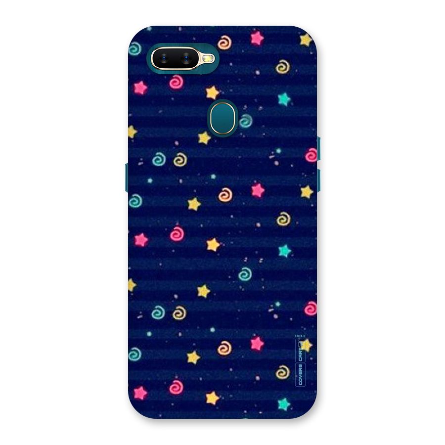 Cute Stars Design Back Case for Oppo A11k