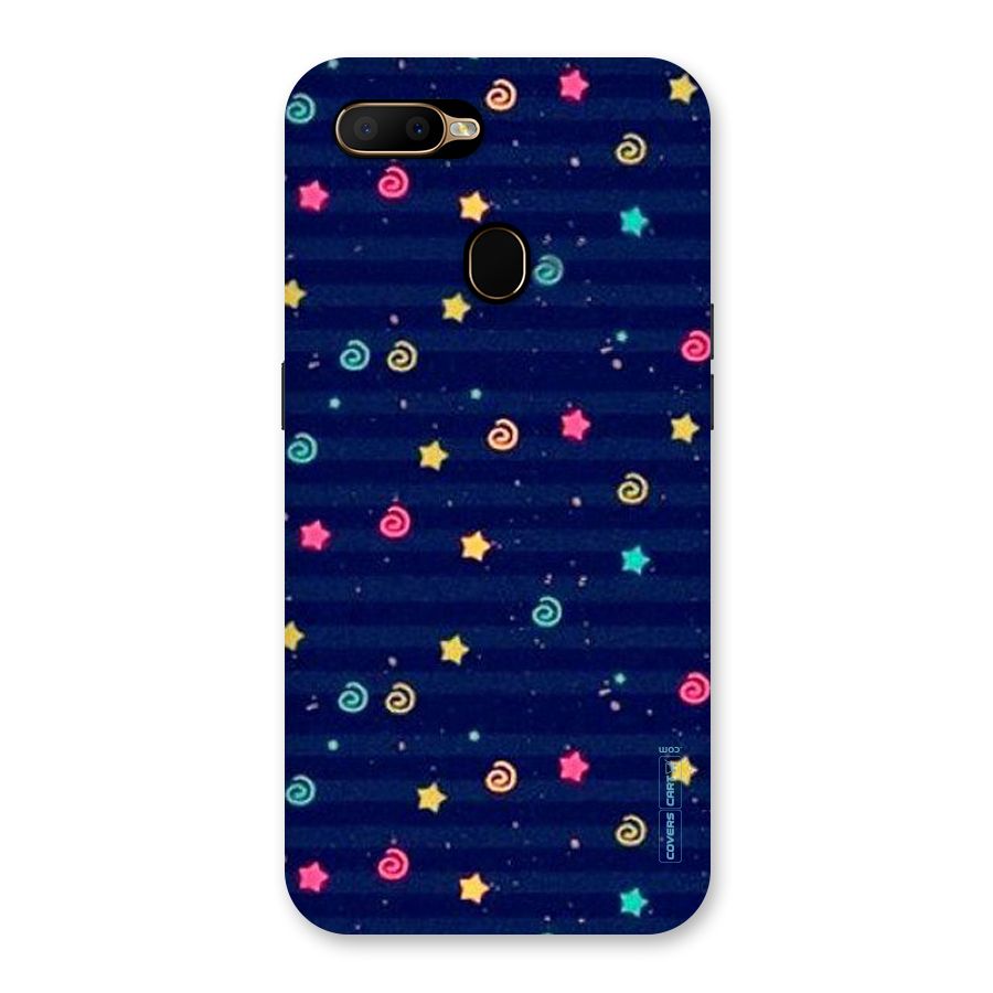 Cute Stars Design Back Case for Oppo A5s
