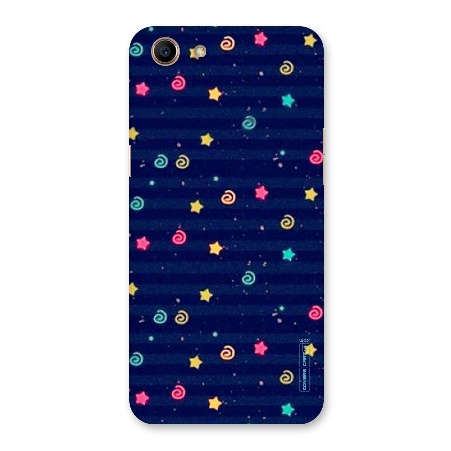 Cute Stars Design Back Case for Oppo A83 (2018)