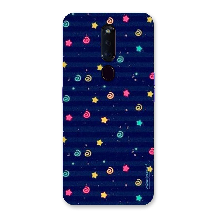 Cute Stars Design Back Case for Oppo F11 Pro