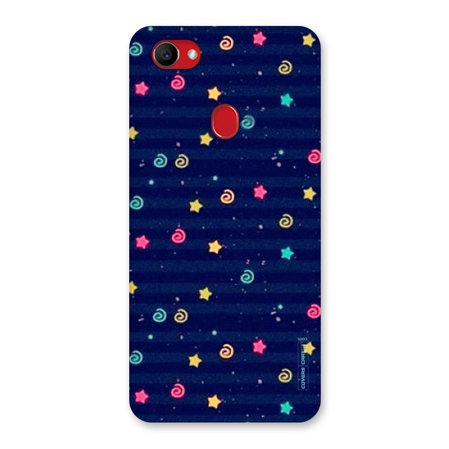 Cute Stars Design Back Case for Oppo F7