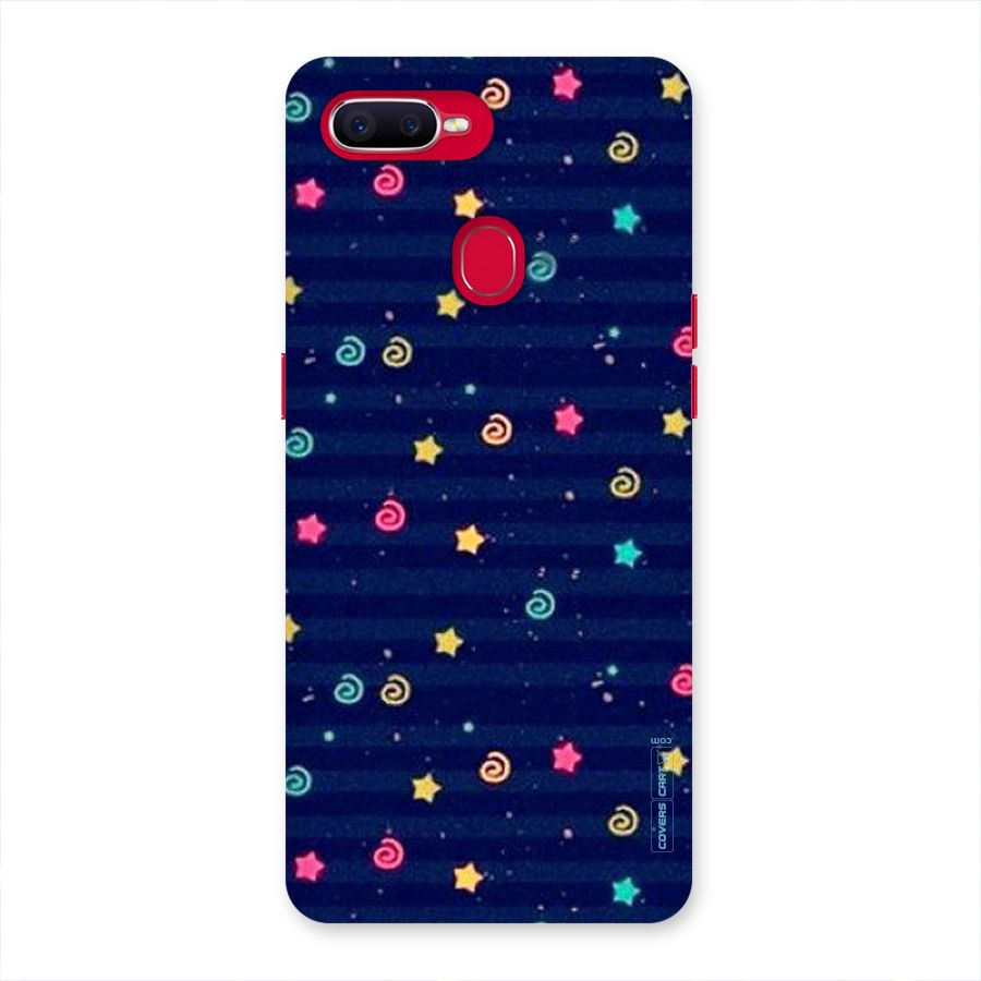 Cute Stars Design Back Case for Oppo F9 Pro