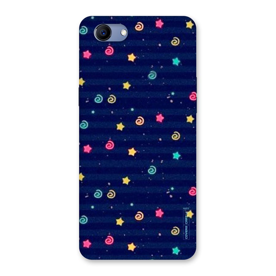 Cute Stars Design Back Case for Oppo Realme 1