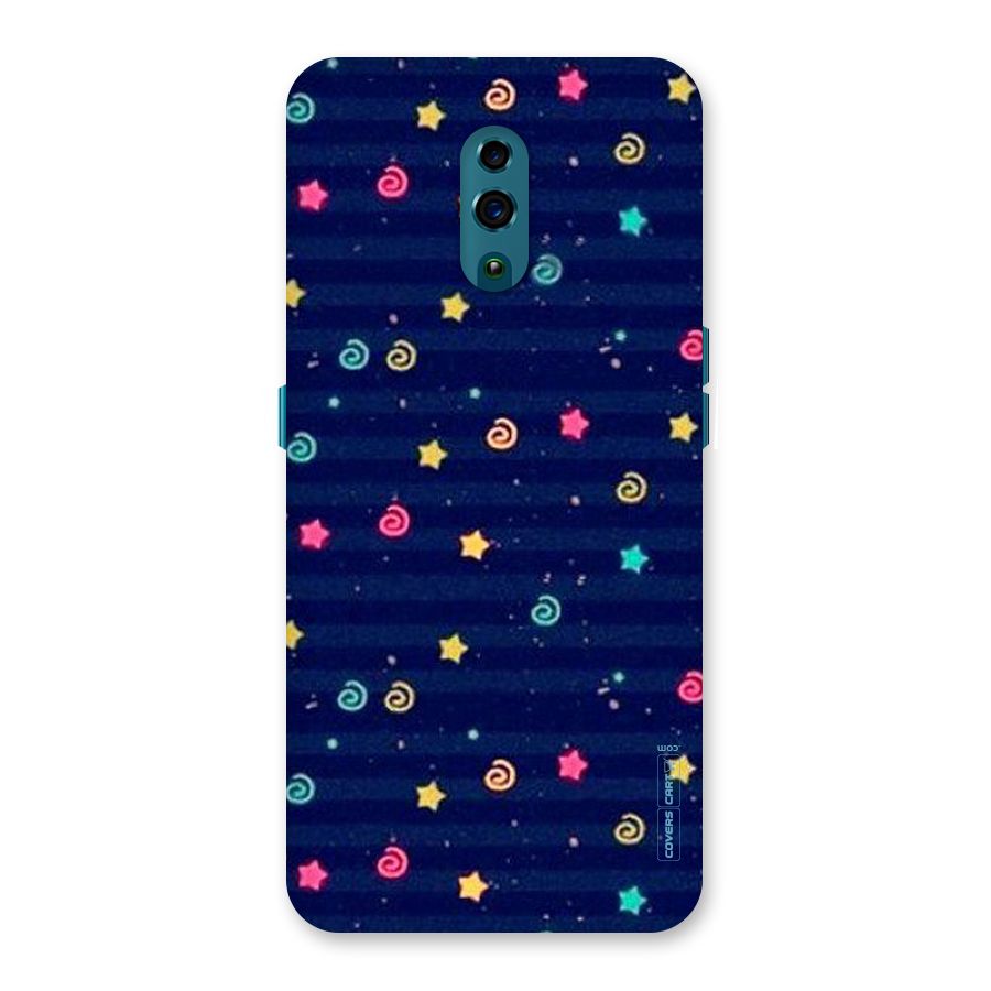 Cute Stars Design Back Case for Oppo Reno