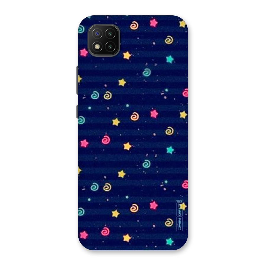 Cute Stars Design Back Case for Poco C3