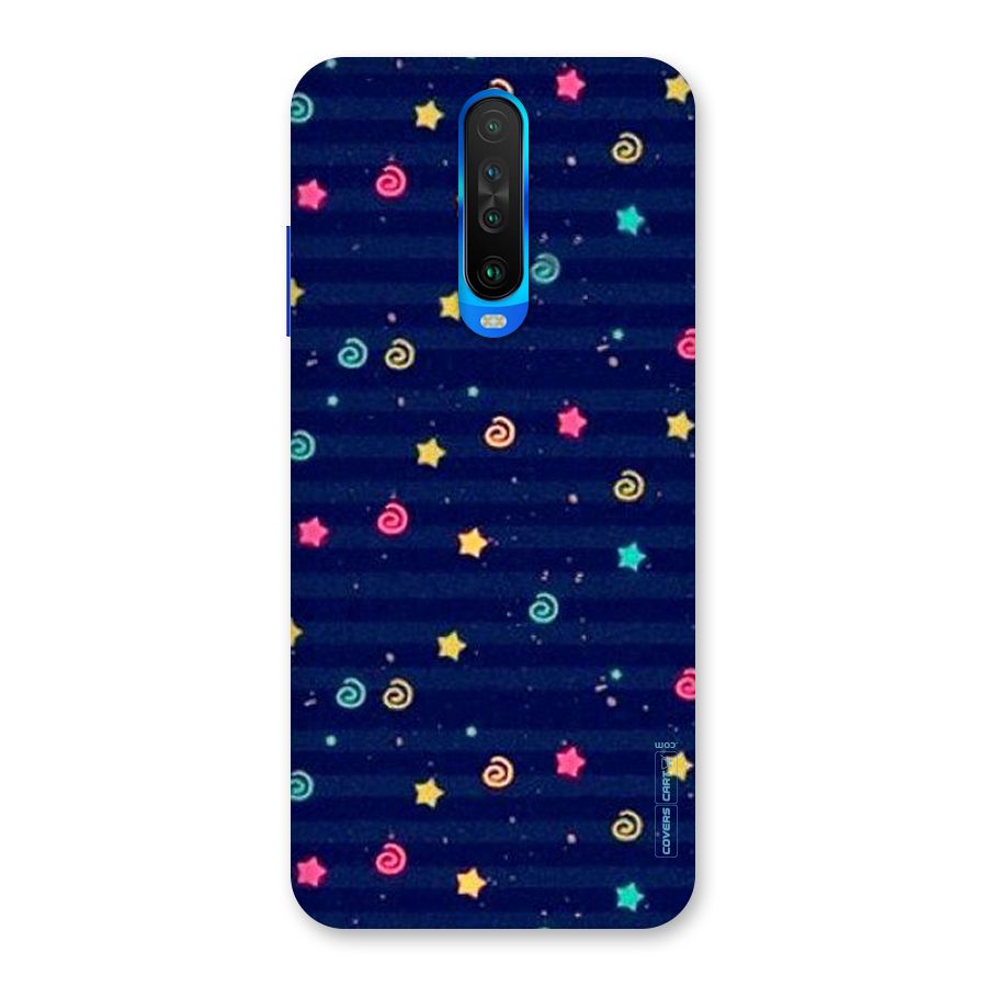 Cute Stars Design Back Case for Poco X2