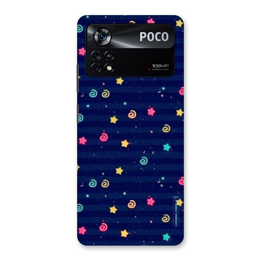 Cute Stars Design Back Case for Poco X4 Pro 5G