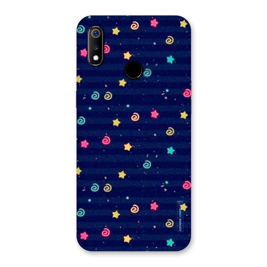 Cute Stars Design Back Case for Realme 3