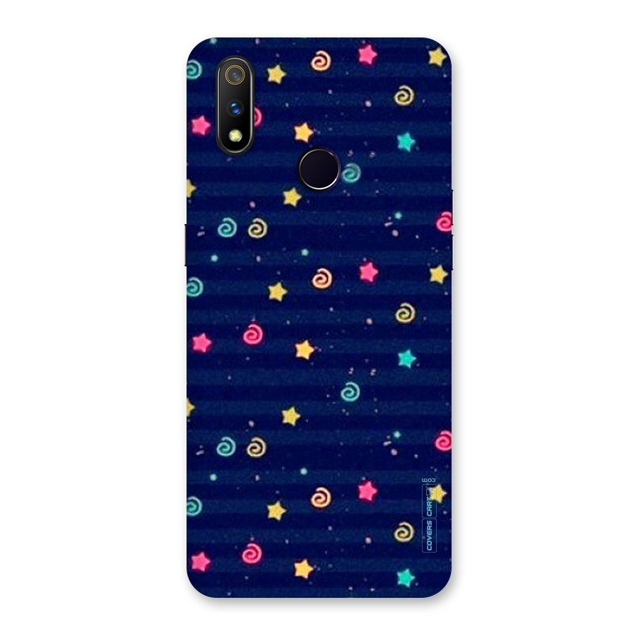 Cute Stars Design Back Case for Realme 3 Pro