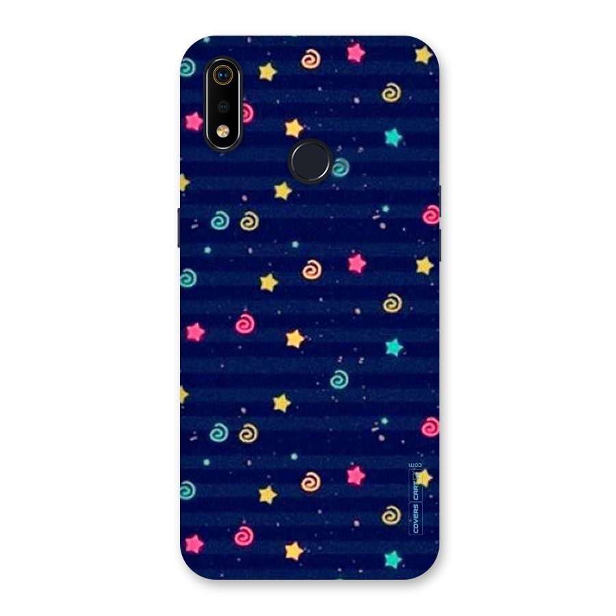 Cute Stars Design Back Case for Realme 3i