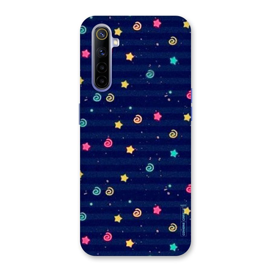 Cute Stars Design Back Case for Realme 6