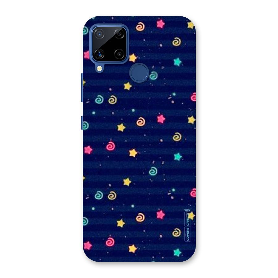Cute Stars Design Back Case for Realme C15