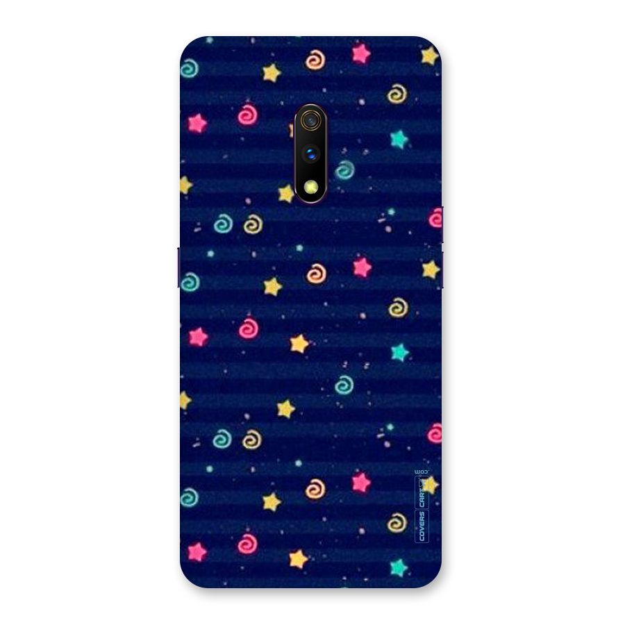 Cute Stars Design Back Case for Realme X