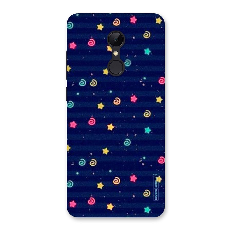 Cute Stars Design Back Case for Redmi 5