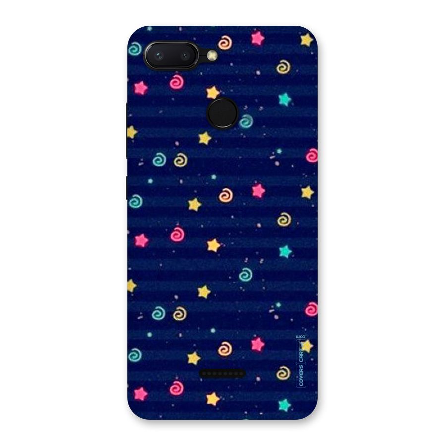 Cute Stars Design Back Case for Redmi 6
