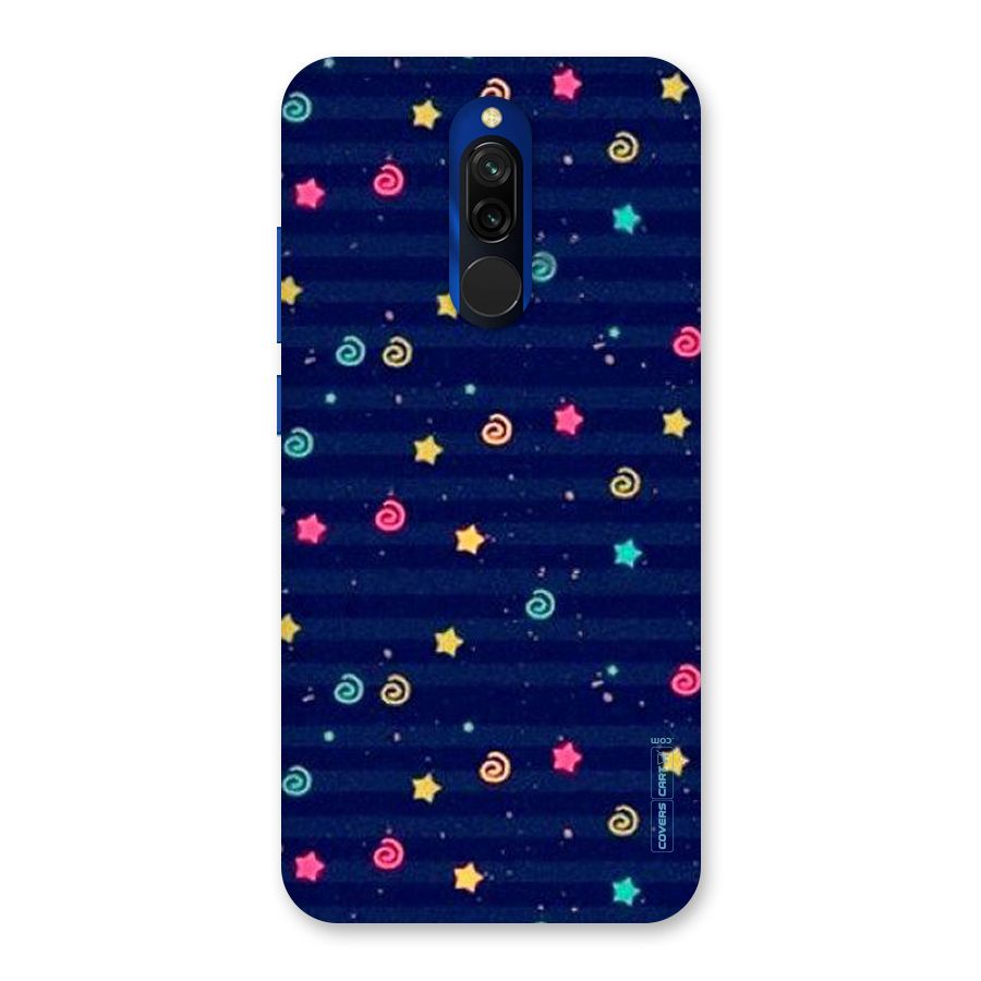 Cute Stars Design Back Case for Redmi 8
