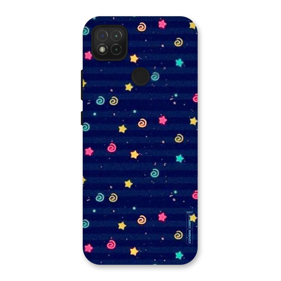 Cute Stars Design Back Case for Redmi 9