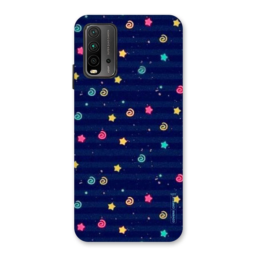 Cute Stars Design Back Case for Redmi 9 Power