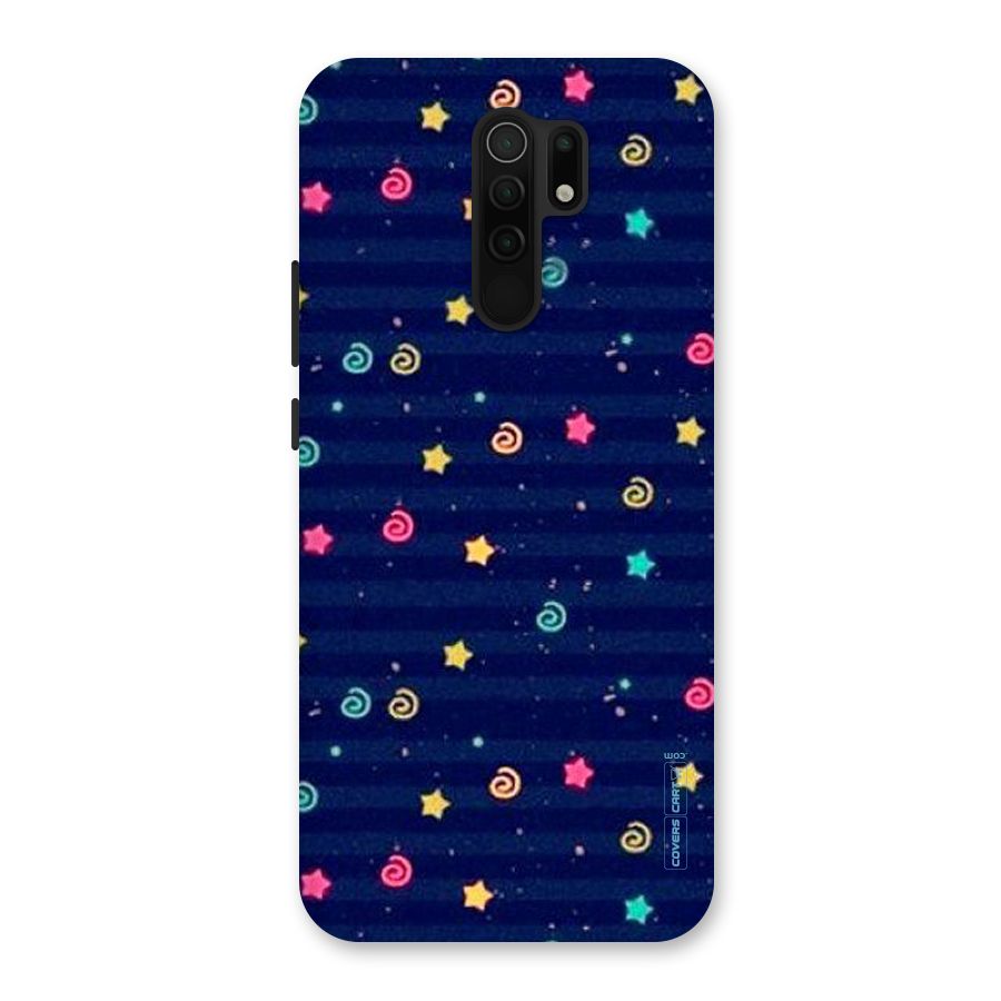 Cute Stars Design Back Case for Redmi 9 Prime